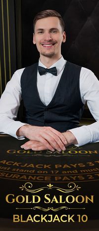Gold Saloon Blackjack 10