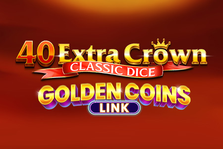 40 Extra Crown Classic Dice - Golden Coins Link