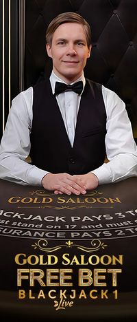 Gold Saloon Freebet Blackjack 1
